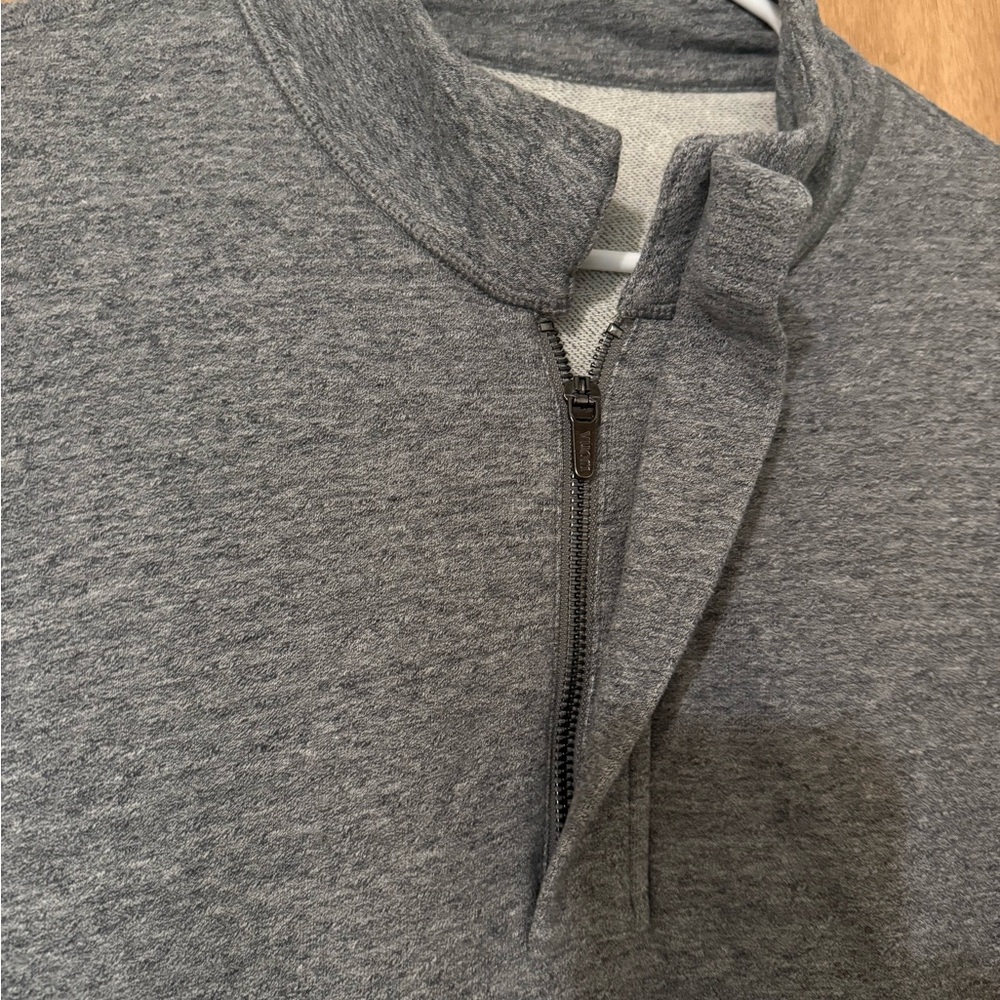 Vuori Cypress 1/4 quarter Zip sweatshirt grey size large men’s - Picture 5 of 9